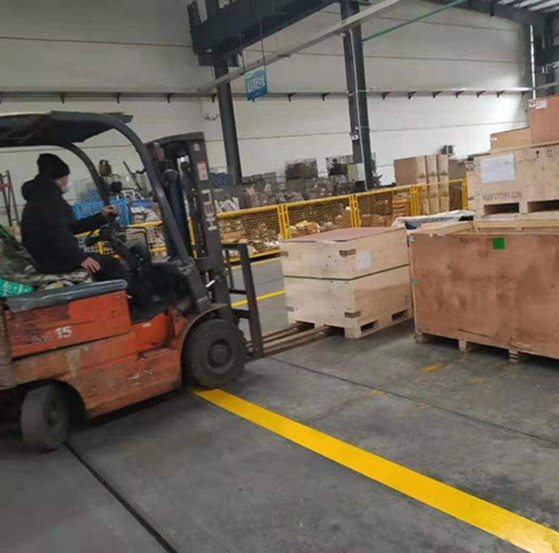 我司蝶阀出厂发往平度客户