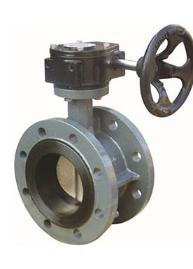 蜗轮法兰式软密封蝶阀