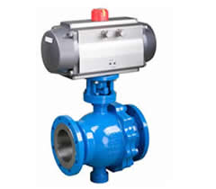 气动O型切断球阀