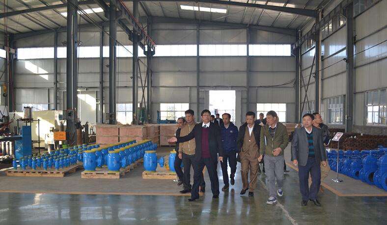 越南客户访问威肯达沪工阀门车间