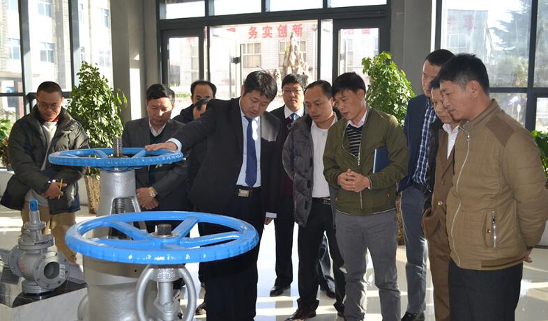 越南客户访问威肯达沪工阀门车间